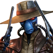 Cad Bane (Star Wars) is one of the best gunslingers in the galaxy. Only young Boba Fett was able to best him.