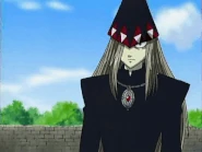 Peta's (Marchen Awakens Romance) hands are cursed by the Ghost ÄRM, Garnet Claw, allowing him to form long claws at will.