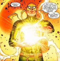 Daniel Rand/Iron Fist (Marvel Comics) is well known for his use of chi. He is able to use his chi in order to increase his natural abilities, project and absorb energy, and adapt to his environment.