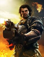 Grayson "Gray" Hunt (Bulletstorm), the epitome of badassery, foul language use and dumbass revenge seeker.