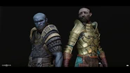 As Dwarves of Nidavellir, Brok and Sindri (God of War 2018) are able to merge their own magic with their nigh incredible crafting skills to create armaments and armor from even the most impossible substances, including transferring the electrical breath of a dragon directly from a tooth to a nearby arrow in seconds.