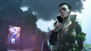 Delilah Copperspoon (Dishonored) can bestow some measure of her powers to her followers.
