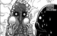 Neo (Toriko), can eat all living things on a planet within a month. Depicted here, right after consuming a tiny supernova, capable of destroying an entire planet.