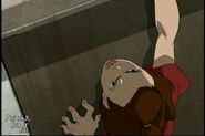 Suki (Avatar: The Last Airbender) scales a wall through sheer human agility.