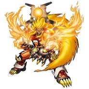 Apollomon of the Olympus XII (Digimon) is a God Man Digimon whose powers originated from the Sun.