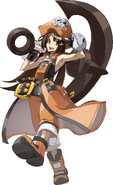 May of the Jellyfish Pirates (Guilty Gear series) uses an anchor as her main weapon in combat.