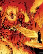 Surtur (Marvel Comics) armed with his Armageddon blade, Twilight, can bring about the end of creation by dipping it in the Eternal Flame of Asgard.