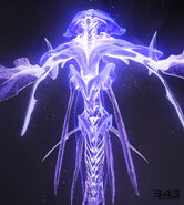 Abaddon (Halo) is an incomprehensibly powerful construct created by the Precursors. Even the Forerunners admit that Abaddon's power is beyond any of their own most advanced AIs.