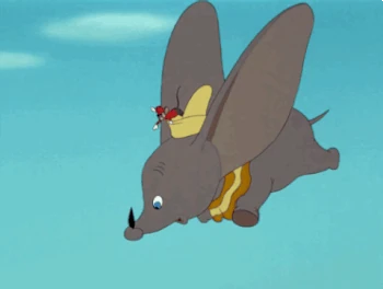Dumbo flying