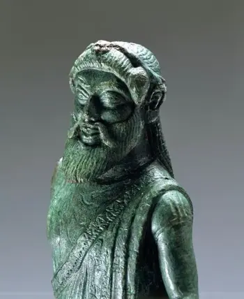 Etruscan-mythology-bronze-statue-depicting-dionysus-fufluns