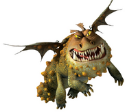 Like most Boulder-class dragons, Gronckles (How to Train Your Dragon) are able to injest nearly any type of metal and mineral, their furnace-like stomachs able to melt it down into lava.