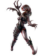 After being killed by a gang of T-Abyss Virus Oozes, Rachel Foley (Resident Evil: Revelations), was revived by the T-Abyss Virus as an Ooze.