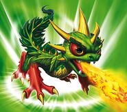 The Skylanders series features many dragon hybrids including Camo, a dragon-plant hybrid...