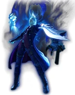 As the son of Vergil, Nero (Devil May Cry series) is a demonic-human hybrid that possesses great demonic powers that allow him to defeat powerful demons, those who gained an increase in power from the Ascension Ceremony and even hold his own against Dante.