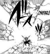 Ezel (Fairy Tail) is able to cut right through thick stones with his Onimarutechnique.