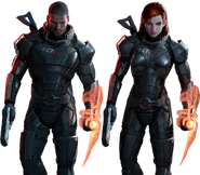 Even before being rebuilt as a cyborg by Cerberus, Commander Shepard (Mass Effect) was one of the best soldiers of the elite N7 program.