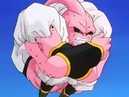 Super Buu (Dragon Ball Z) using his Mystic Ball Attack.