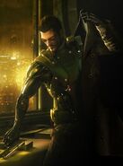 Adam Jensen (Deus Ex: Human Revolution) has a built-in radar.