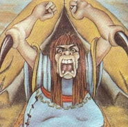 Elbow Witches (Native American Folklore) are man-eating witches with knives for elbows.