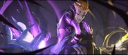 Moira O'Deorain (Overwatch) can project a ball of life-force that can drain nearby living beings.