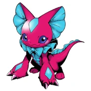 Elizamon (Digimon), a Digimon based on frilled lizards.