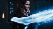 Hermione Granger Patronus.gif (2.61 MB) Wizards and Witches like Hermione Granger (Harry Potter) can conjure their Patronus; a guardian force which protects their casters from the dark creatures and the dark arts.