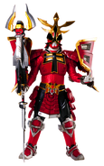 ...and as the Red Shogun Ranger (Power Rangers only)