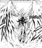 Diana (Marchen Awajens Romance) generates wings when she uses the Ghost ÄRM, Dalia to turn into a harpy.