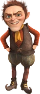 Rumpel.png (3.71 MB) Rumplestilskin (Shrek Forever After) is a magical con artist who tricks people into signing into bad contracts, which he did with Shrek by signing his whole life away into being an Ogre for a day, which in turn caused him to conquer Far Far Away with ease.
