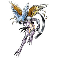 … and Zephyrmon, Spirit of Wind.