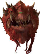 Cacodemons (Doom series) can spit balls of lightning at their enemies.