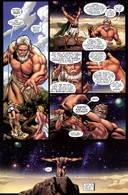 Hercules (Marvel Comics) has enough physical might to hold up the sky.