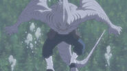 Kisame (Naruto), in his fused form through Samehada, can control water force via his chakra.
