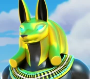 ...by channeling the power of Anubis, creating his own mummy army.