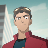 After coming in contact with the Meta-Nanites and controlling them, Rex Salazar (Generator Rex) had became a Human EVO of nigh-omnipotent power.
