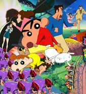 Shinchan2003 banner-1.jpg (436 KB) Noihara Shinnosuke (Crayon Shin Chan) prodigious wits and ingenuity allow him to think of unorthodox tactics that allow him to effectively outsmart and defeat many villains and saved the day.