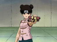 Tenten (Naruto) uses scrolls...