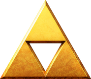 The sacred golden power of the gods, The Triforce. (The Legend of Zelda series)