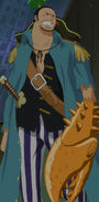 "Crab-Hand" Gyro (One Piece) truly lives up to his epithet.