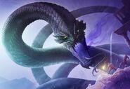 Dendar, The Night Serpent (Forgotten Realms) is the origin of all conscious thought and thus by extension all dreams, nightmares and forms of imagination.