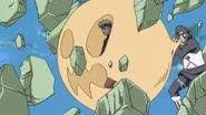 Dodai (Naruto) using Lava Release: Rubber Ball.
