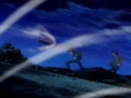 George Tatsunami (S-CRY-ed) generating and firing bullet from "Big Magnum" alter.