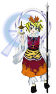 Shou Toramaru (Touhou Project) is a priest of the Myouren Temple with the power to gather treasures.