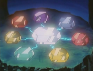 In the Power Stone anime, there are seven Power Stones, each able to grant its bearer incredible power. When the seven stones are united, they are able to create the Light Stone and bring about an age of mircales and wonder.