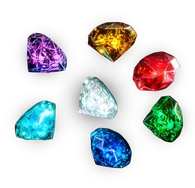 The Chaos Emeralds (Sonic the Hedgehog) are powerful artifacts than when combined, granting their users Nigh-Omnipotence...