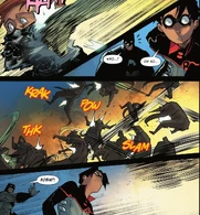 Flatline (DC Comics) is fast enough to speed blitz a group of opponents...