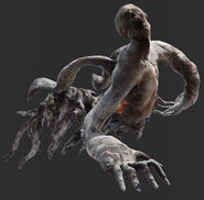 HAOS (Resident Evil 6) was awakened before it was fully completed, leaving it in an incomplete, though still deadly and powerful form.