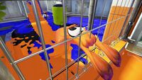 Inkling Passing Through Grate