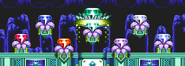 The Master Emerald (Sonic the Hedgehog) has enhanced the Chaos Emeralds, turning them into the Super Emeralds.