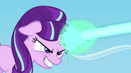 Starlight Glimmer (My Little Pony: Friendship is Magic) has proven herself to be exceptionally talented at magic. After their fight, Twilight Sparkle admits that Starlight's magic is equal to her own.